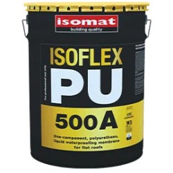 Isomat ISOFLEX-PU 500A gri 25Kg membrana hidroizolanta lichida poliuretanica, cu priza rapida, pentru terase