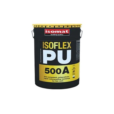 Isomat ISOFLEX-PU 500A gri 25Kg membrana hidroizolanta lichida poliuretanica, cu priza rapida, pentru terase