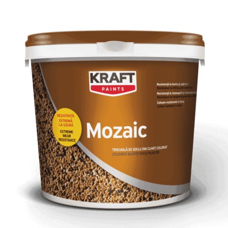 Kraft Mozaic KM 1009 negru 25Kg tencuiala de soclu