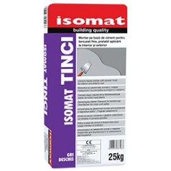 Isomat TINCI gri deschis 25Kg mortar pe baza de ciment pentru tencuieli fine