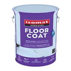 Isomat FLOORCOAT colorat 2,5L vopsea pentru pardoseli pe baza de apa, cu rasini acrilice și poliuretanice