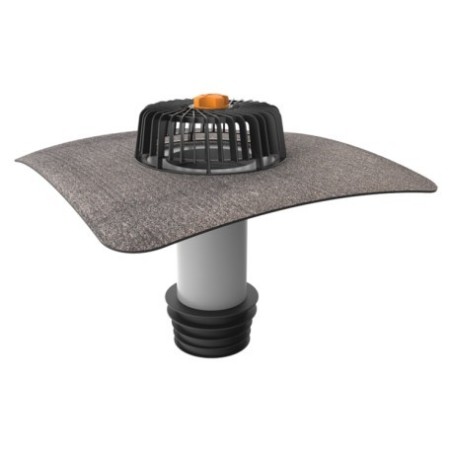 Topwet receptor renovari TW SAN 160 BIT XL flansa din membrana bituminoasa / iesire verticala DN150