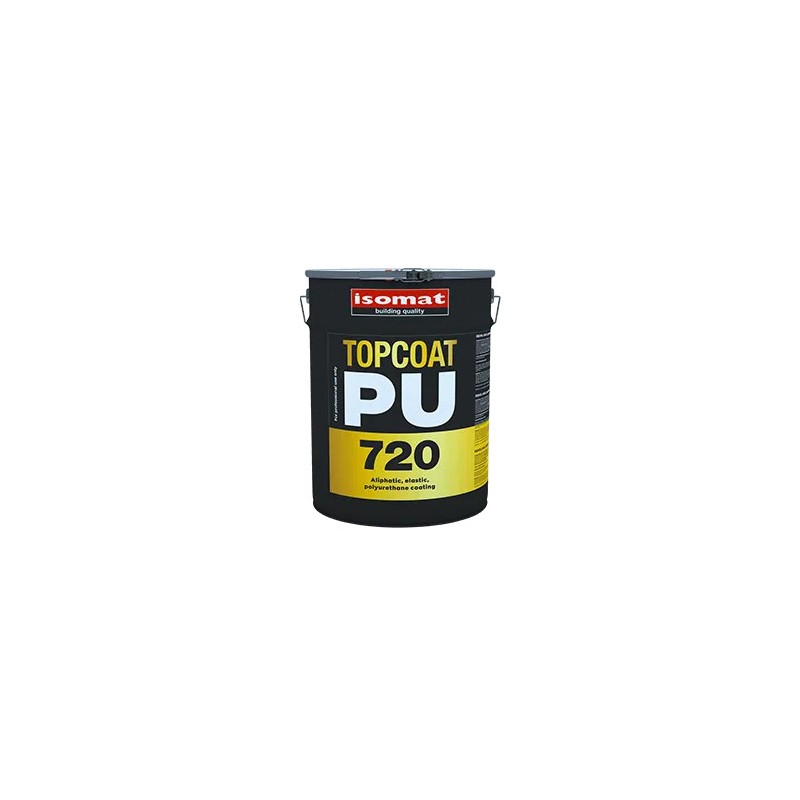 Isomat TOPCOAT-PU 720  gri 5Kg acoperire poliuretanica de protectie, colorata, elastica, stabila la raze UV, monocomponenta