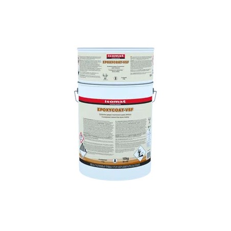 Isomat EPOXYCOAT-VSF RAL7032 10Kg vopsea epoxidica bicomponenta, rezistenta la agresiuni chimice