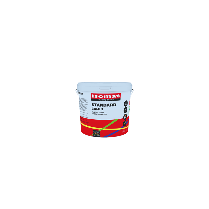 Isomat STANDARD COLOR alb 9L vopsea lavabila mata pentru interior