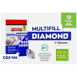 Isomat MULTIFILL Diamond 1-12mm 09 light brown 4Kg chit de rosturi de inalta performanta, hidrofug, cu intarire rapida, CG2 WA