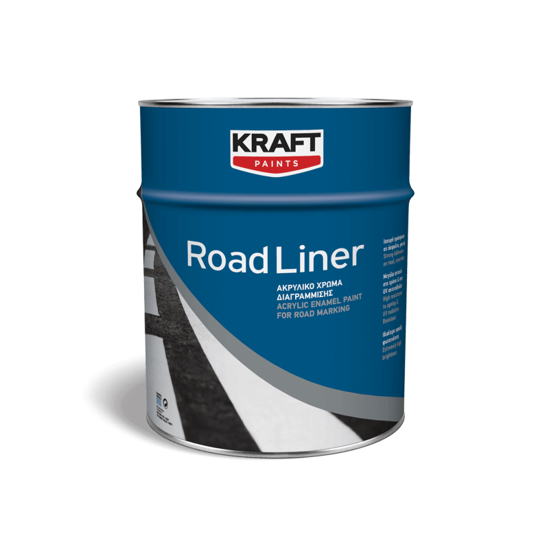 Kraft Road Liner galben RAL1003 5Kg vopsea pe baza de solvent pentru marcaj rutier