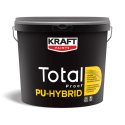 Kraft Total Proof™ PU HYBRID caramiziu 4Kg membrană hidroizolanta hibrida pe baza de apa, poliuretan/acril pentru acoperisuri