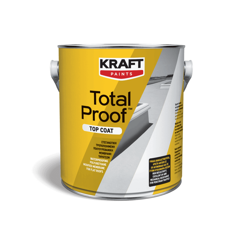 Kraft Total Proof Top Coat alb 5Kg membrana hidroizolanta pe baza de poliuretan modificat pentru acoperisuri