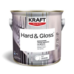 Kraft Hard and  Gloss negru 0,65L vopsea email de foarte buna calitate, pentru metal și lemn