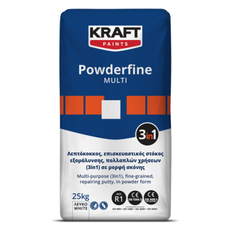 Kraft Powderfine Multi alb 5Kg chit de reparatii multifunctional (3 in 1), sub forma de pulbere