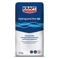 Kraft Hydroguard One 40 alb 5Kg sistem de hidroizolatie pe baza de ciment, monocomponenta, modificat cu polimeri