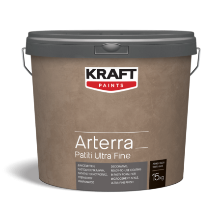 Kraft Arterra Patiti Ultra-Fine colorat 5Kg pasta pentru microciment, finisaj ultrafin, pentru pereți și pardoseli