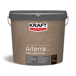 Kraft Arterra Patiti Ultra-Fine colorat 15Kg pasta pentru microciment, finisaj ultrafin, pentru pereți și pardoseli