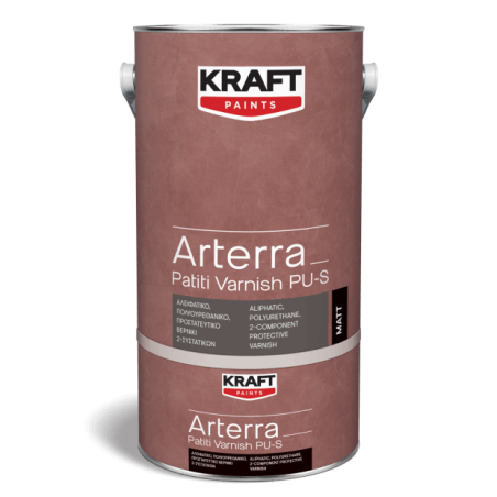 Kraft Arterra Patiti Varnish PU-S mat 1Kg lac de protectie alifatic, poliuretanic, bicomponent
