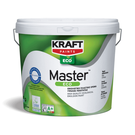 Kraft Master™ Eco colorat mat 3L vopsea emulsie ecologica premium pentru pereti interiori