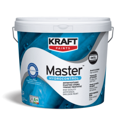 Kraft Master™ Hydrocontrol alb ultramat 10L vopsea de pereti interiori rezistenta la mucegai