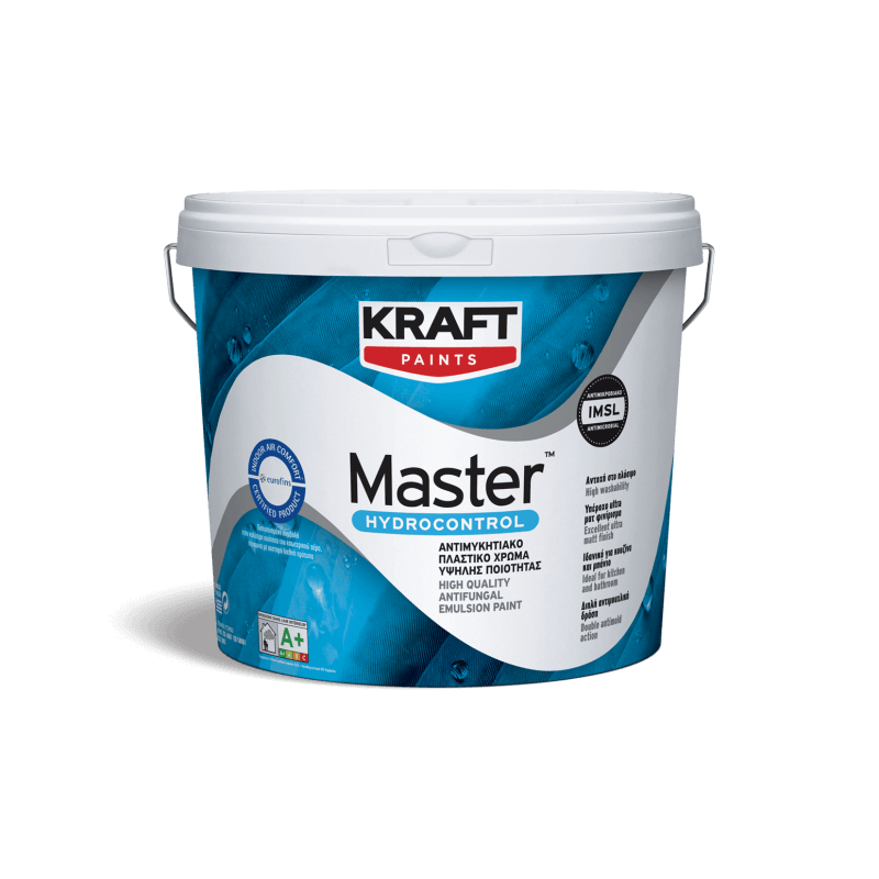 Kraft Master™ Hydrocontrol colorat ultramat 3L vopsea de pereti interiori rezistenta la mucegai