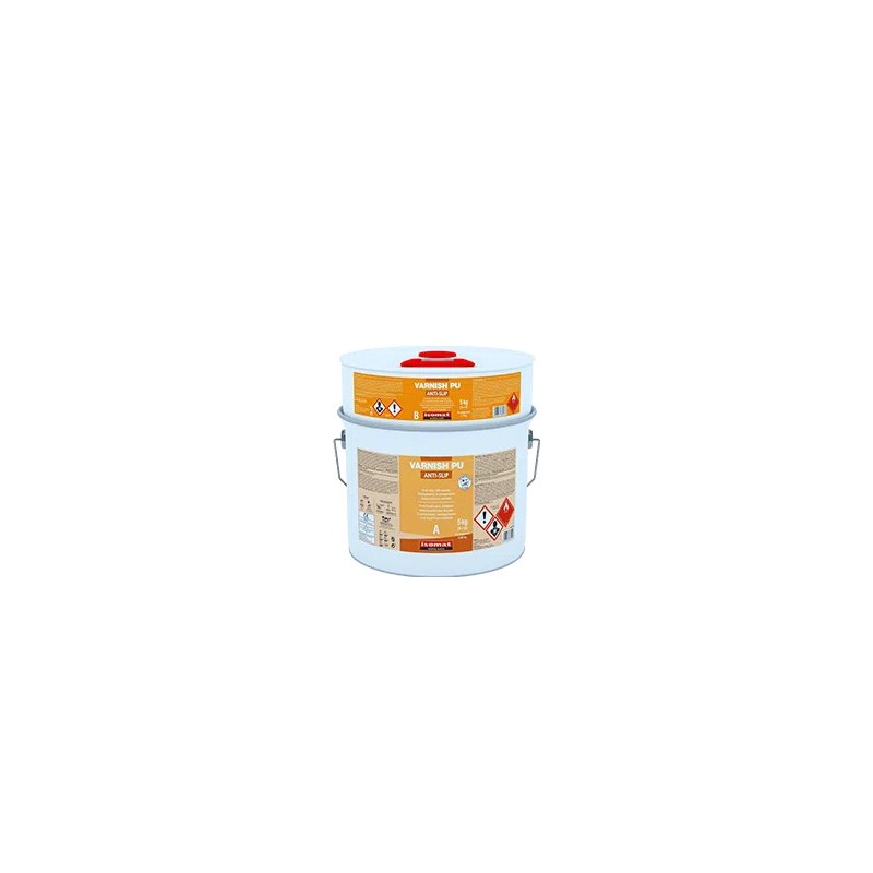 Isomat VARNISH-PU ANTI-SLIP SATIN 5Kg lac poliuretanic anti-alunecare, bicomponent