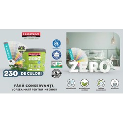 Isomat ZERO PAINT alb 3L vopsea mata de inalta calitate pentru uz interior