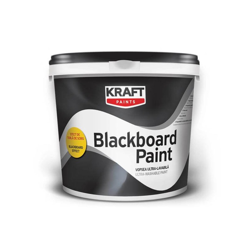 Kraft Blackboard Paint 10L vopsea cu efect de tabla de scris